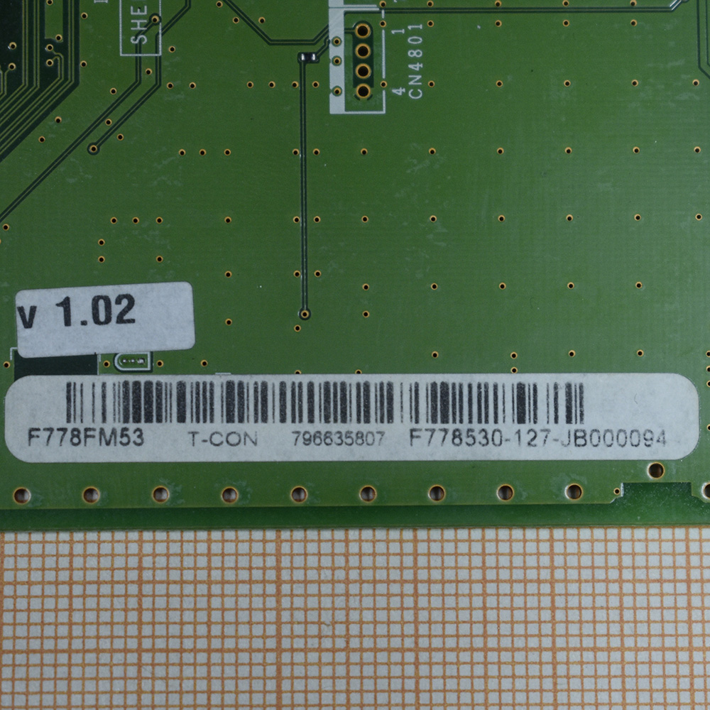 ����� T-Con RUNTK4910TP, QPWBXF778WJN3