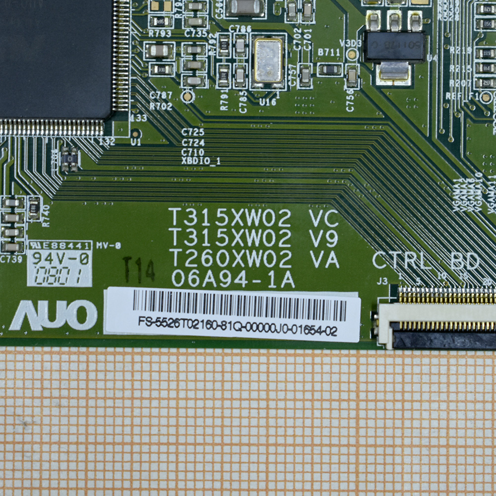  T-Con T260XW02 VA CTRL BD 06A94-1A