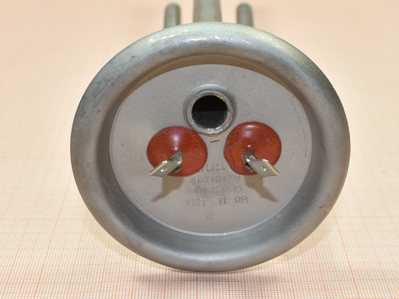 Тэн для водонагревателя 1500W, с резьбой под анод М6, нержавейка, фланец 82 мм, для Thermex