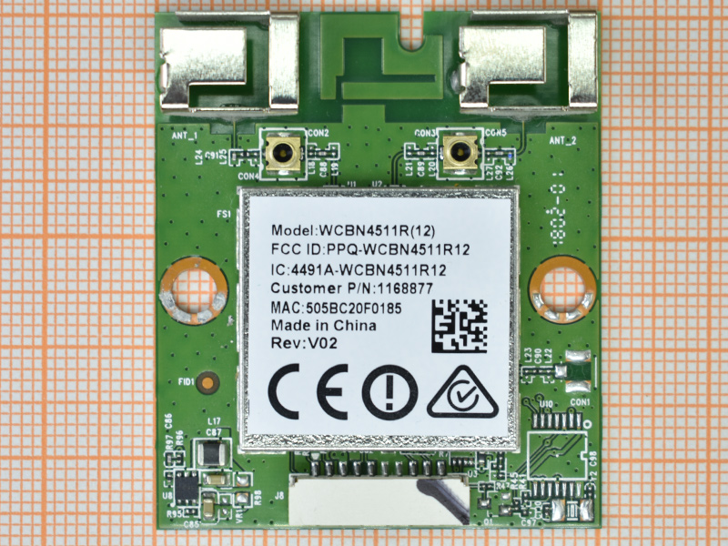 WIi-Fi Bluetooth WCBN4511R(12)